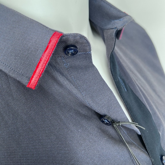 NWT Bon Vivan Color Blocked Button Down Shirt - Picture 5 of 9